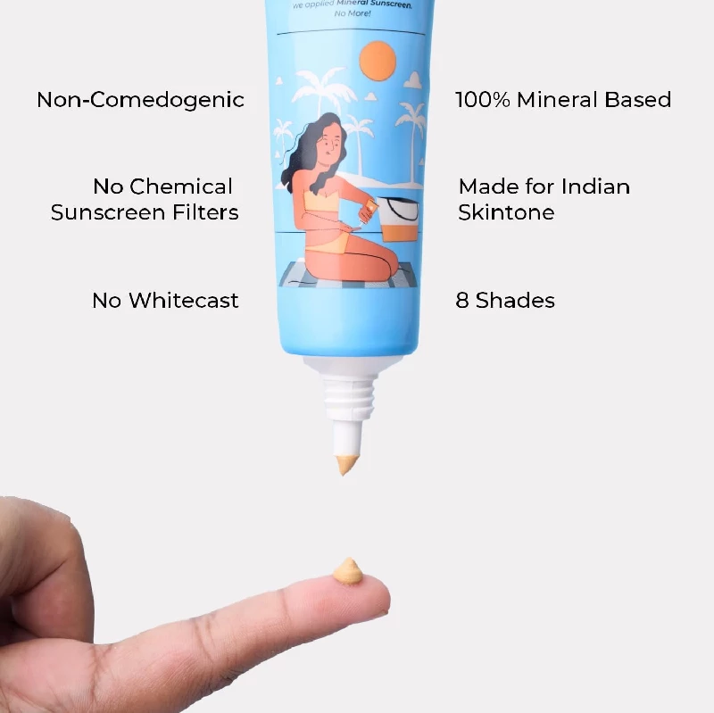 Harkoi Tinted Mineral Matte High Protection Sunscreen SPF 35 -3.webp